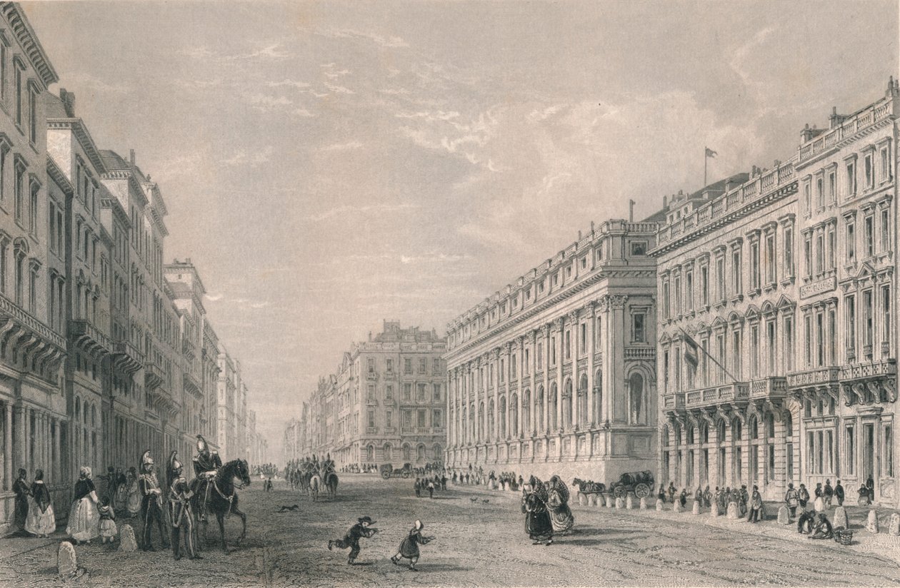 Rue du Chapeau Rouge, Bordeaux, milieu du 19e siècle - Henry Adlard