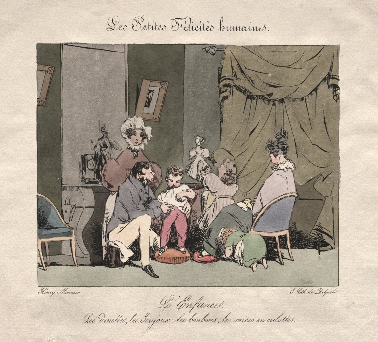Petites félicités humaines : Enfance - Henry Bonaventure Monnier