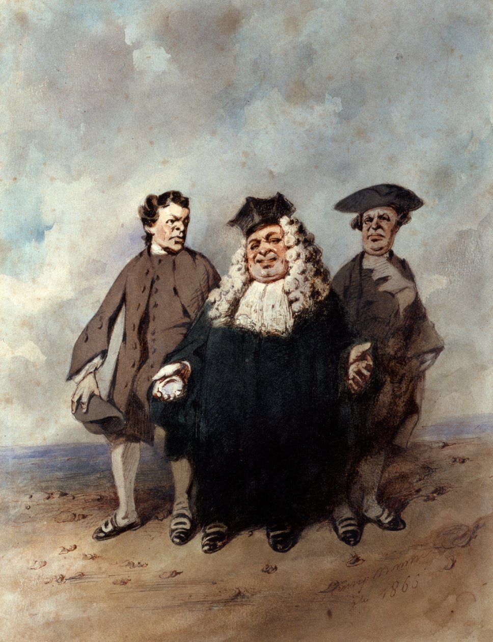 Le juge et les plaideurs, 1866 - Henry Bonaventure Monnier