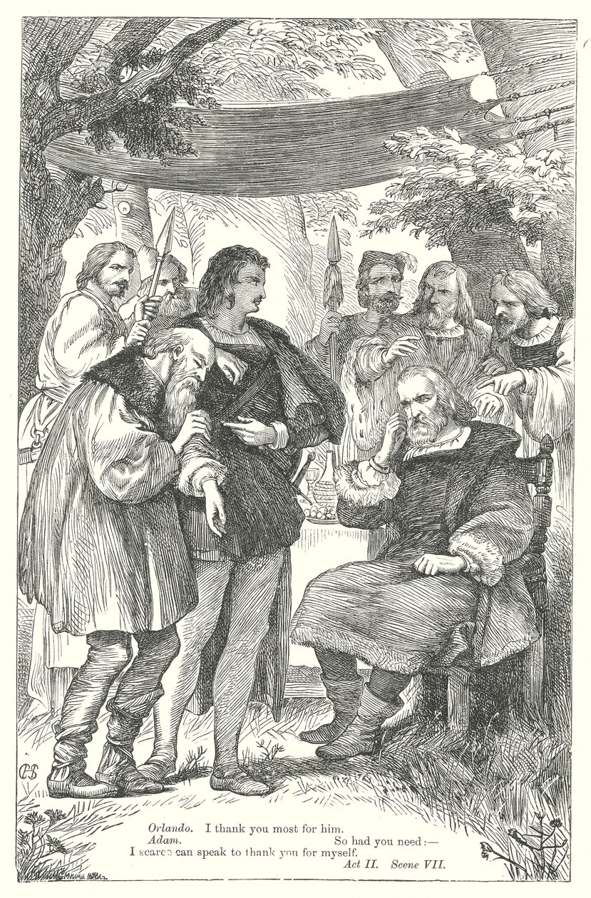 Comme il vous plaira (gravure) - Henry Courtney (after) Selous