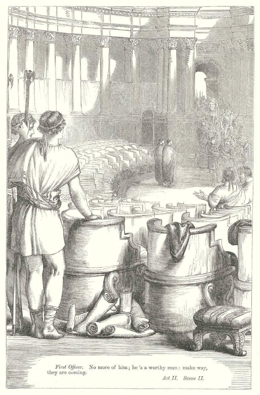 Coriolanus (gravure) - Henry Courtney (after) Selous