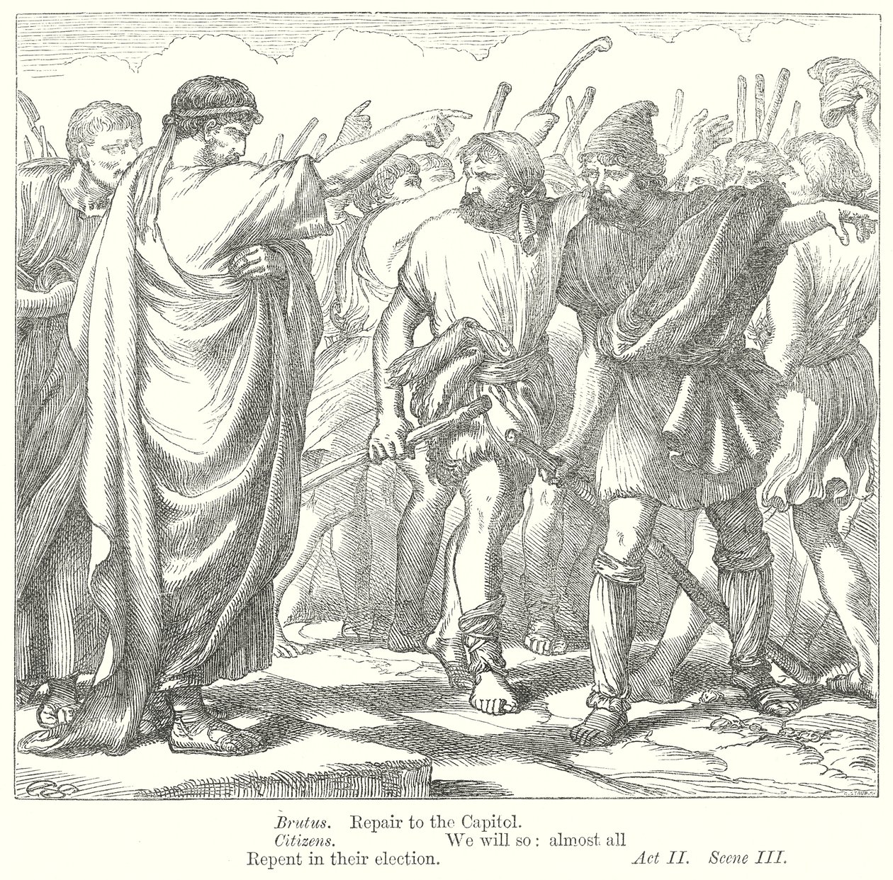 Coriolanus (gravure) - Henry Courtney (after) Selous