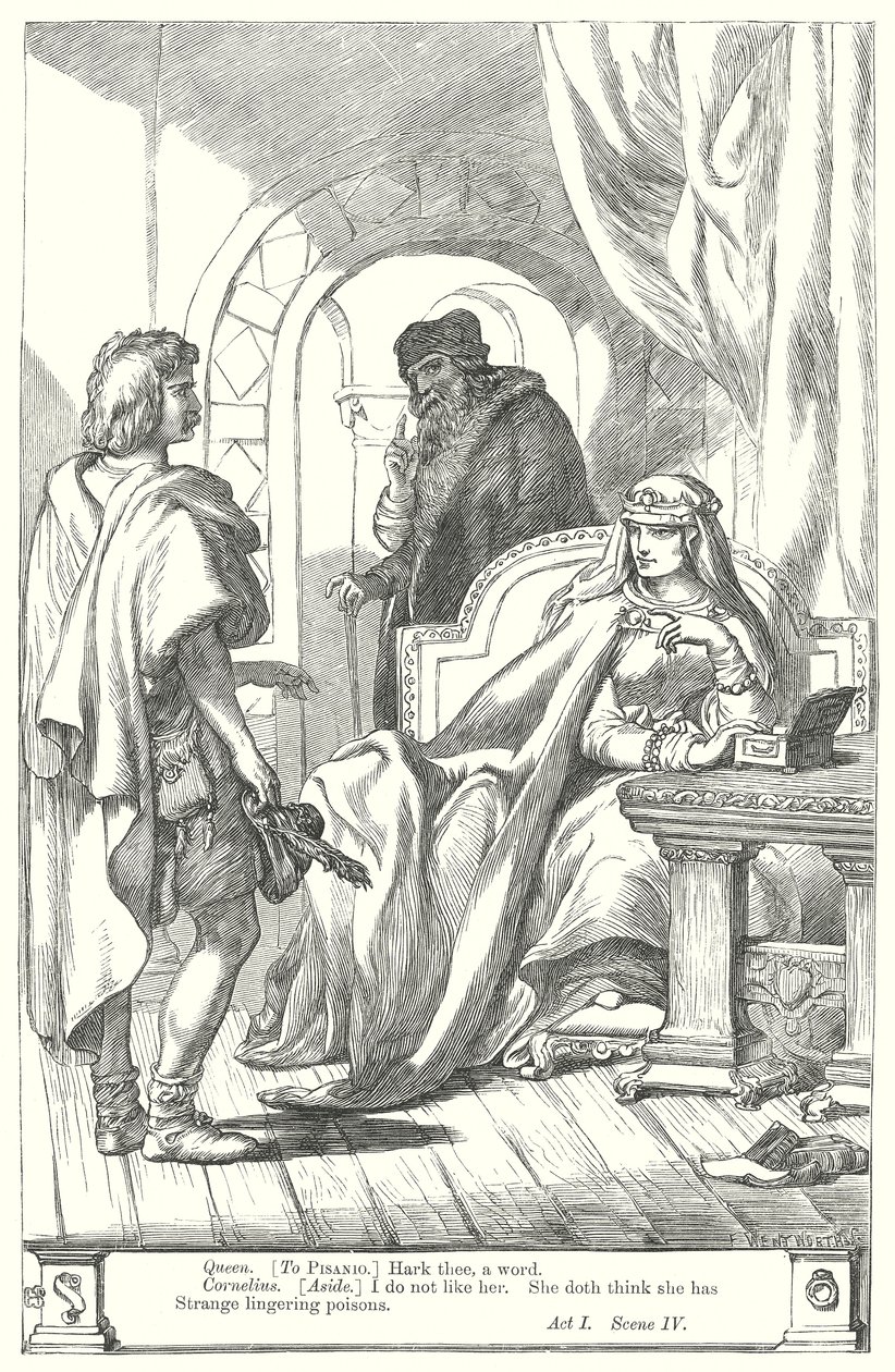 Cymbeline (gravure) - Henry Courtney (after) Selous