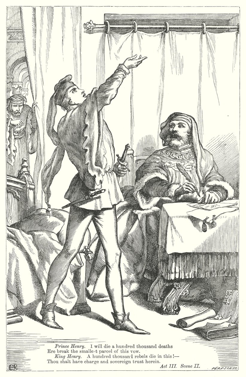 Le roi Henri IV, première partie (gravure) - Henry Courtney (after) Selous