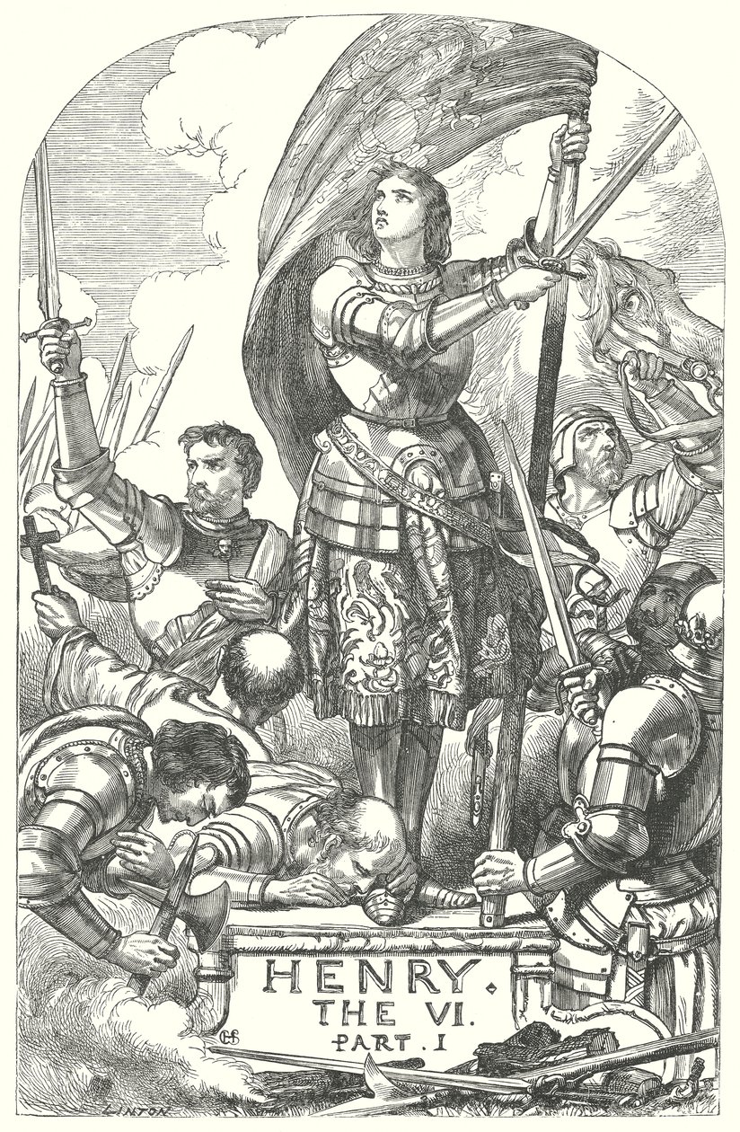 Le roi Henri VI, première partie (gravure) - Henry Courtney (after) Selous