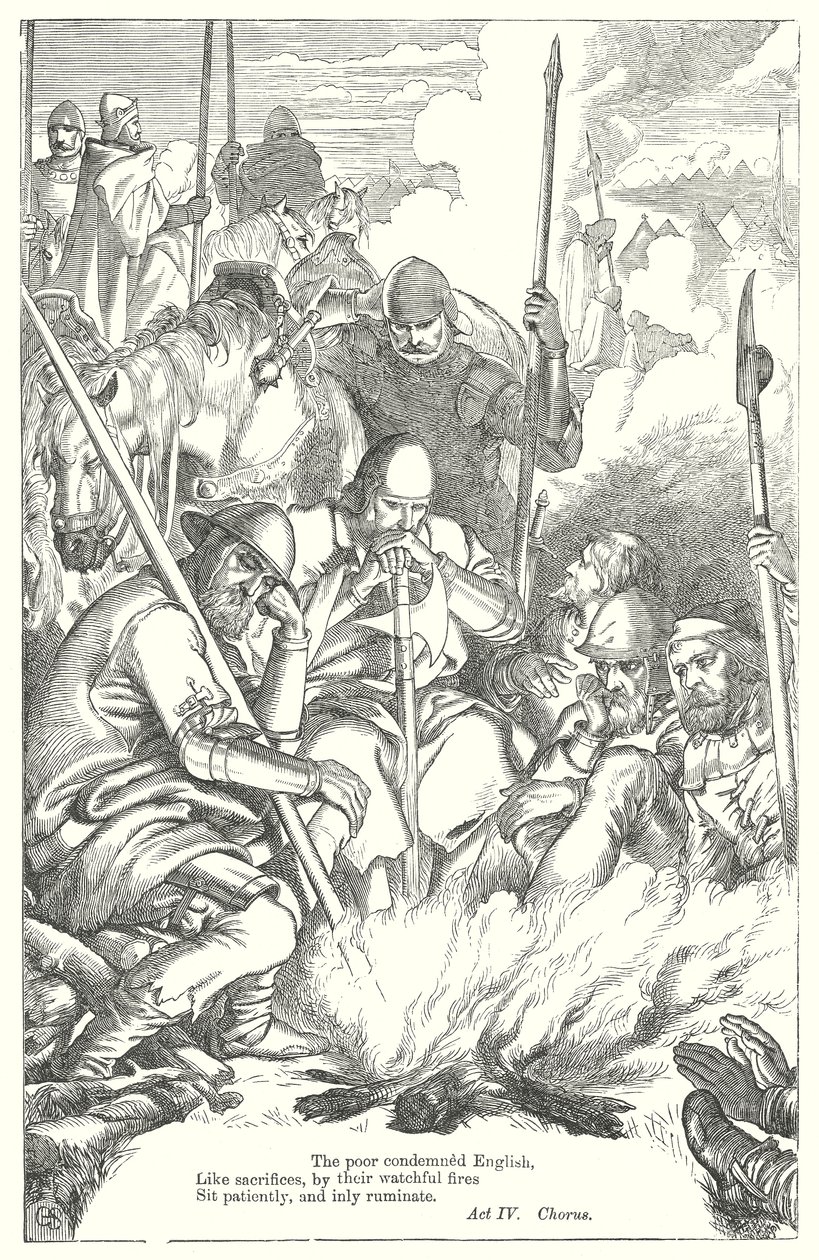 Le roi Henri V (gravure) - Henry Courtney (after) Selous