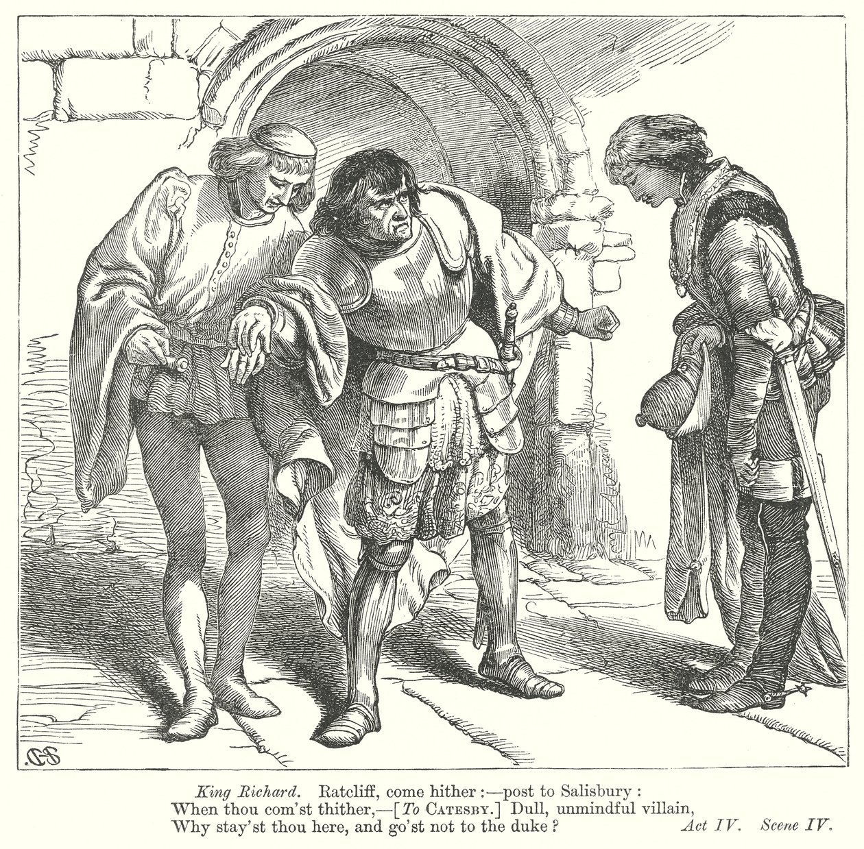 Le roi Richard III (gravure) - Henry Courtney (after) Selous