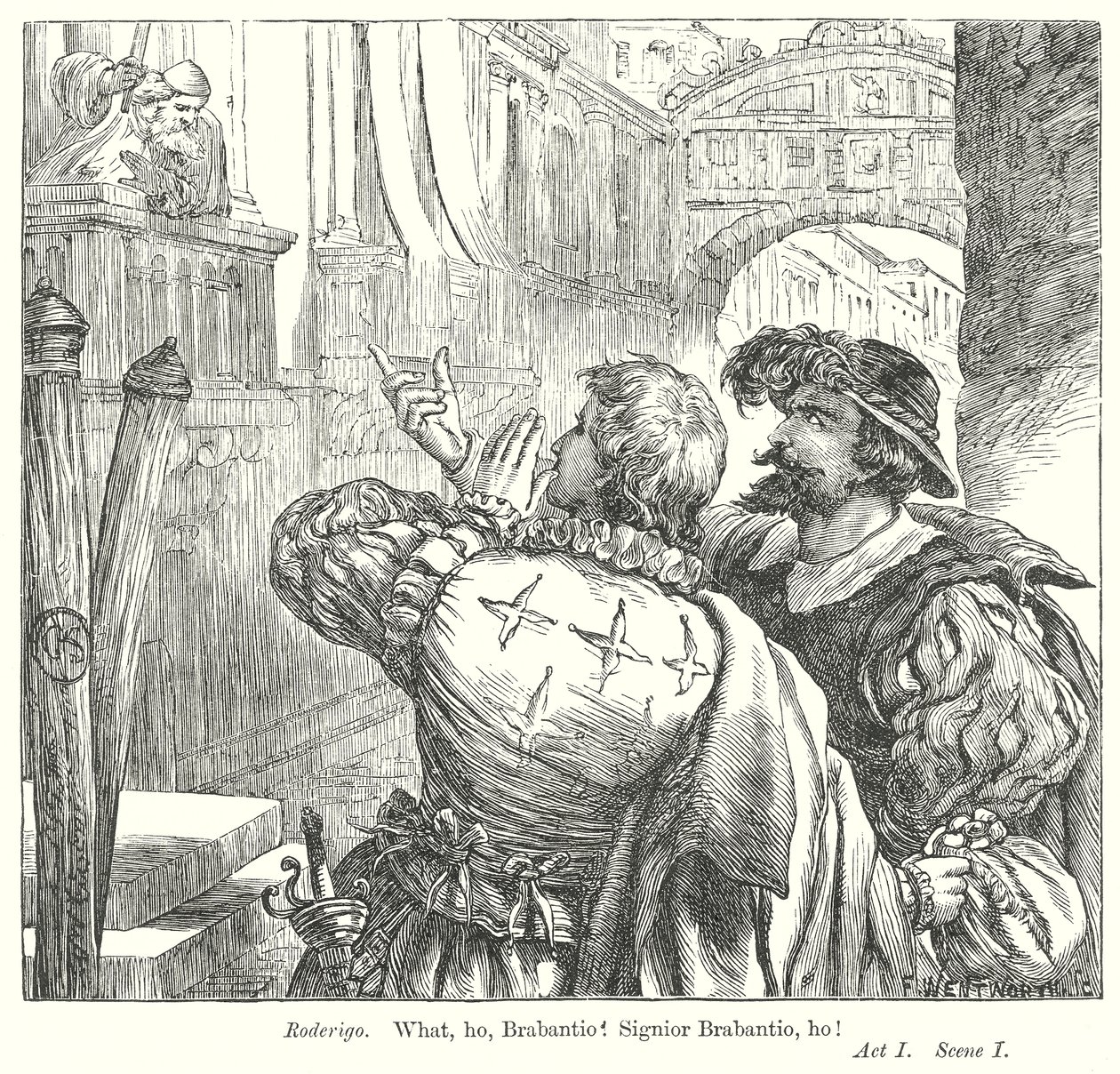 Othello (gravure) - Henry Courtney (after) Selous