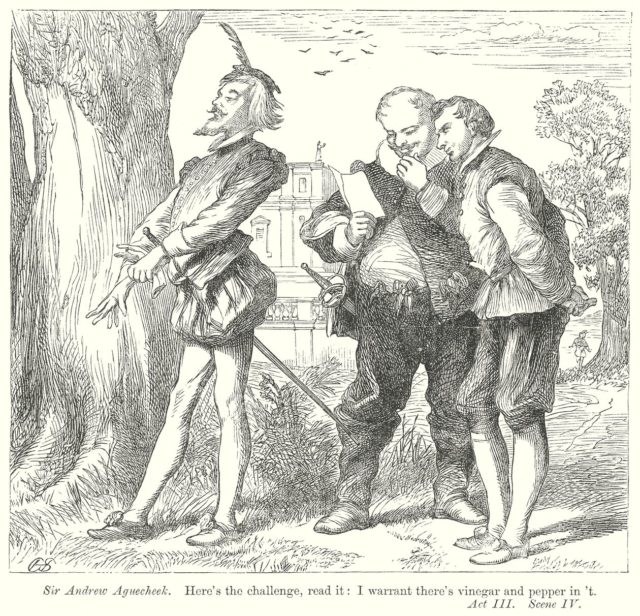 Twelfth Night (gravure) - Henry Courtney (after) Selous