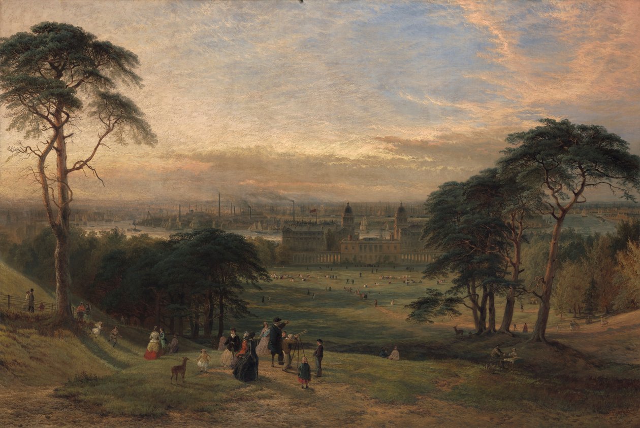 Londres depuis Greenwich Hill - Henry Dawson