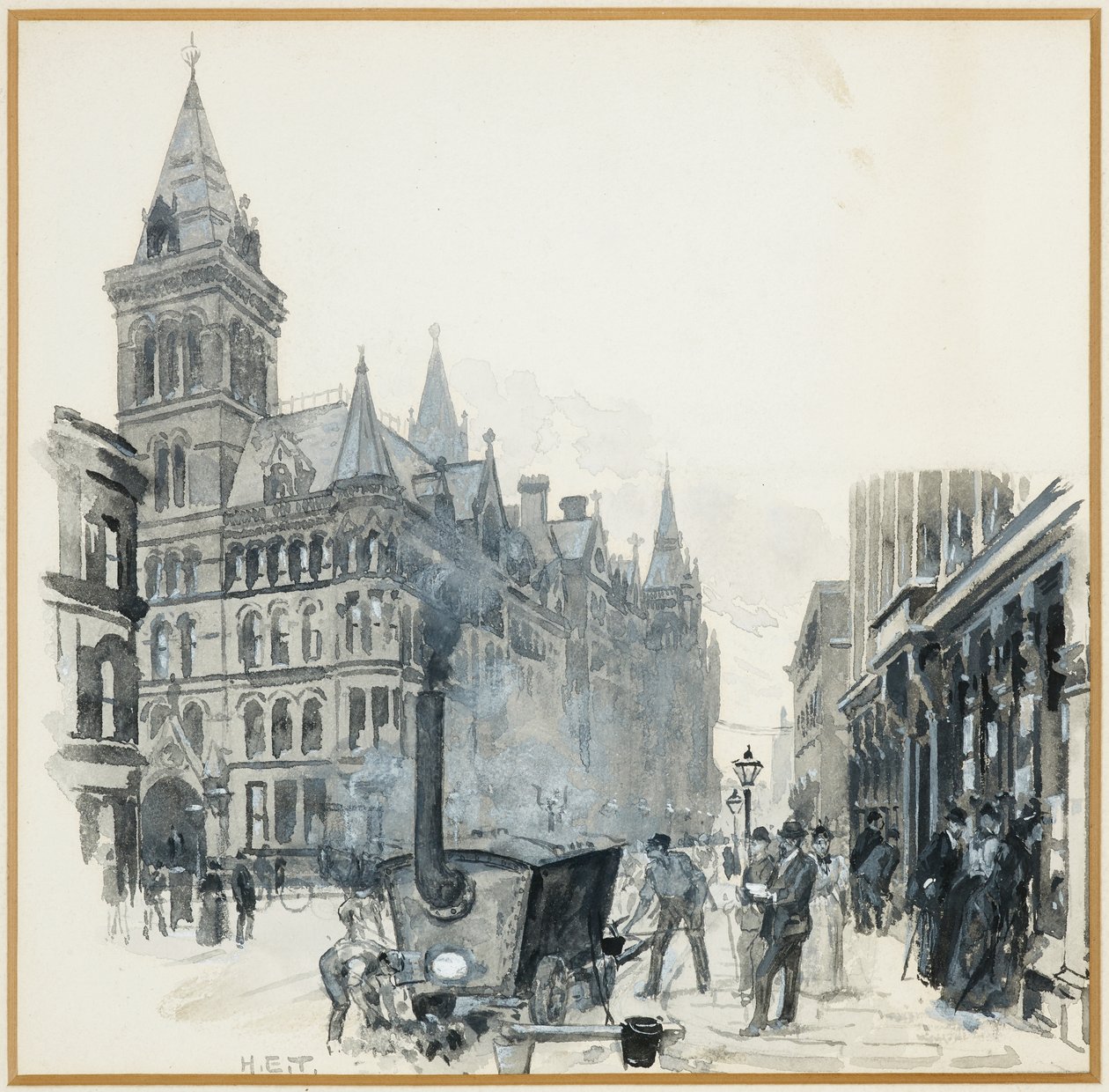 Travaux de Corporation Road, Princess Street et Hôtel de Ville - Henry Edward Tidmarsh
