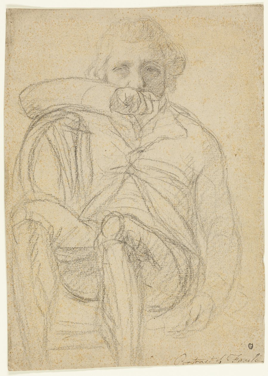 Portrait de Fuseli (recto) ; Esquisse d