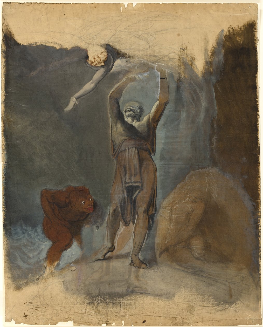 Prospero, Miranda, Caliban et Ariel - Johann Heinrich Füssli