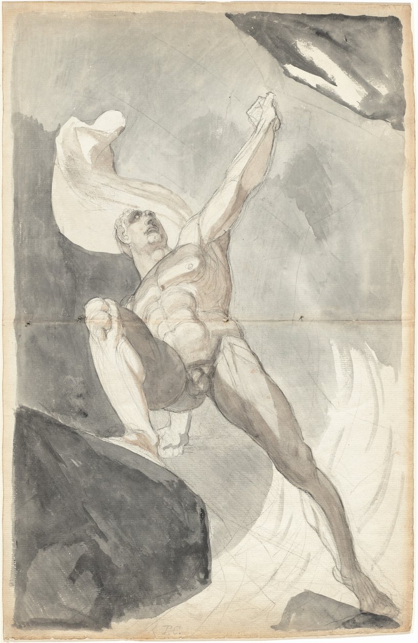 Satan défiant les pouvoirs du ciel - Johann Heinrich Füssli