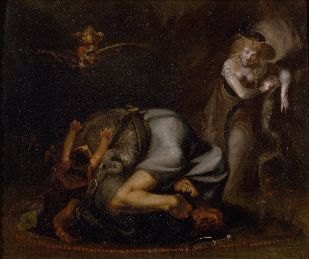 Scène de sorcières, du Masque des Reines de Ben Jonson - Johann Heinrich Füssli