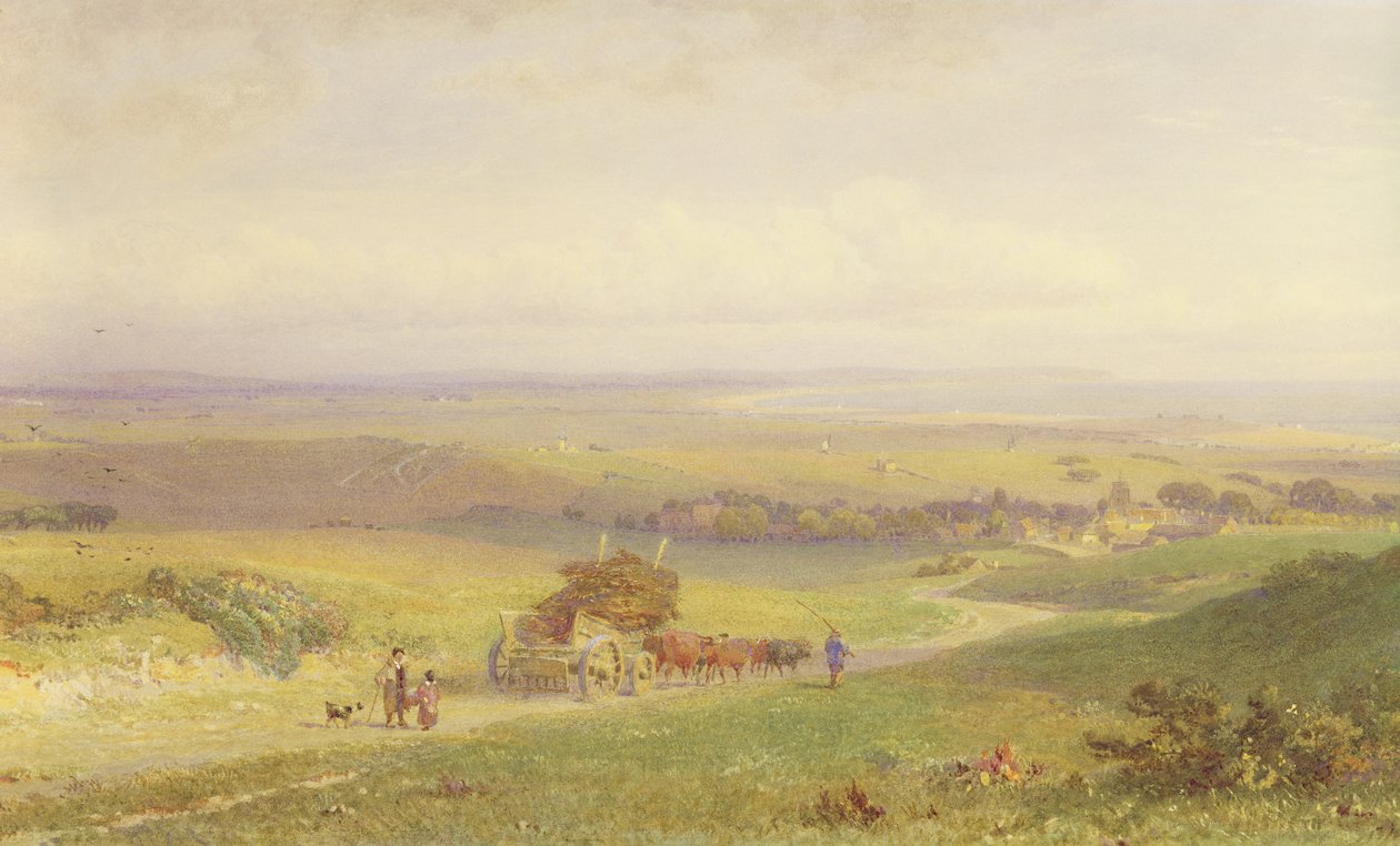 Baie de Pevensey, Sussex, 1868 - Henry George Hine
