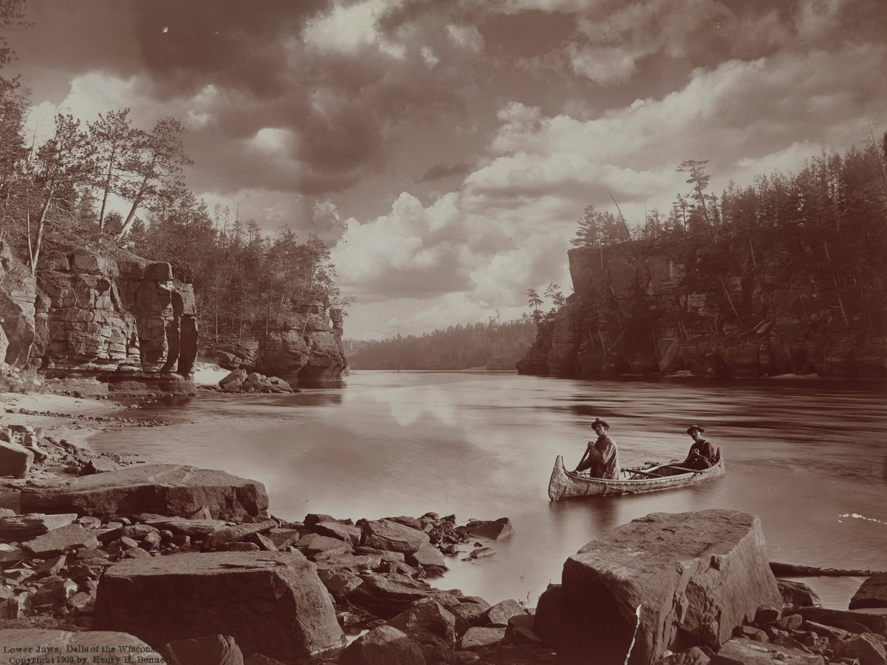 Lower Jaws, Dells of the Wisconsin, 1903 (photo) - Henry Hamilton Bennett