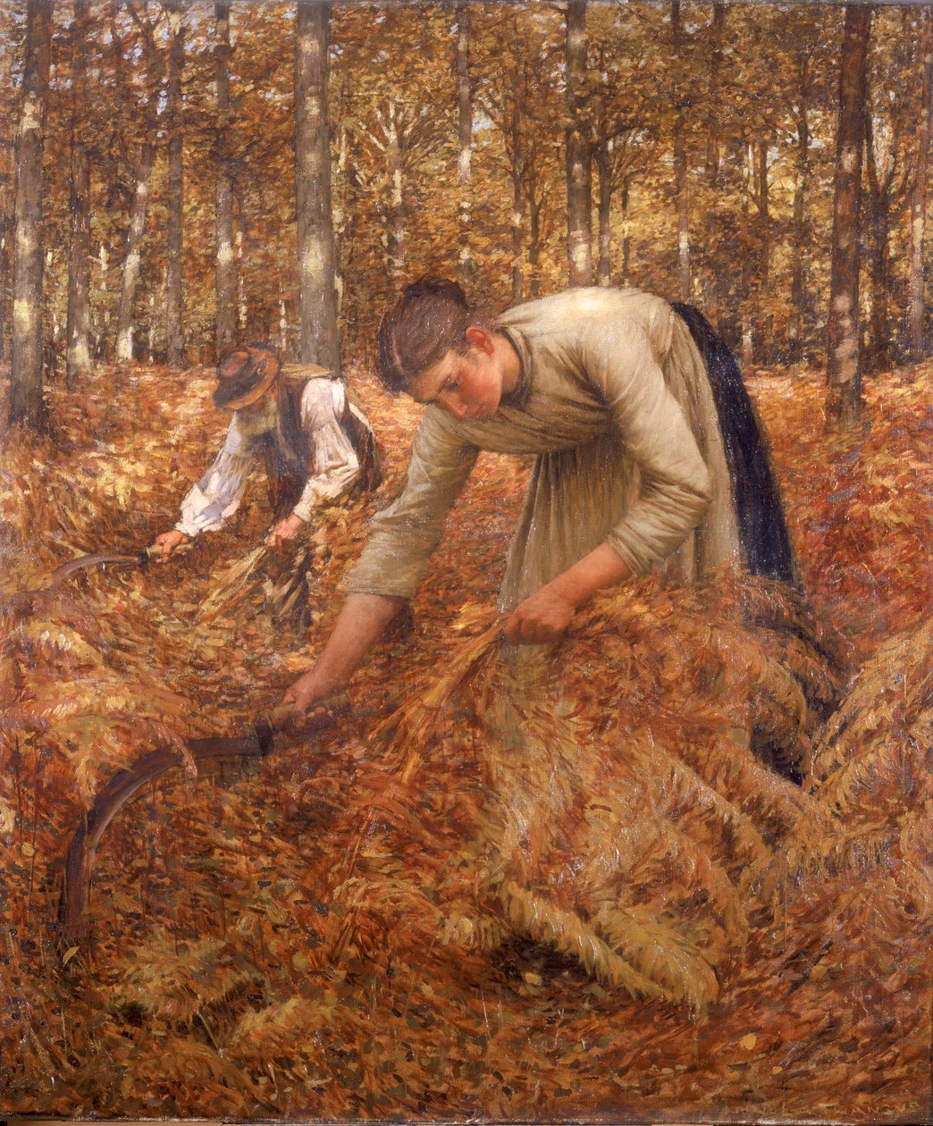 Récolte de fougères - Henry Herbert La Thangue