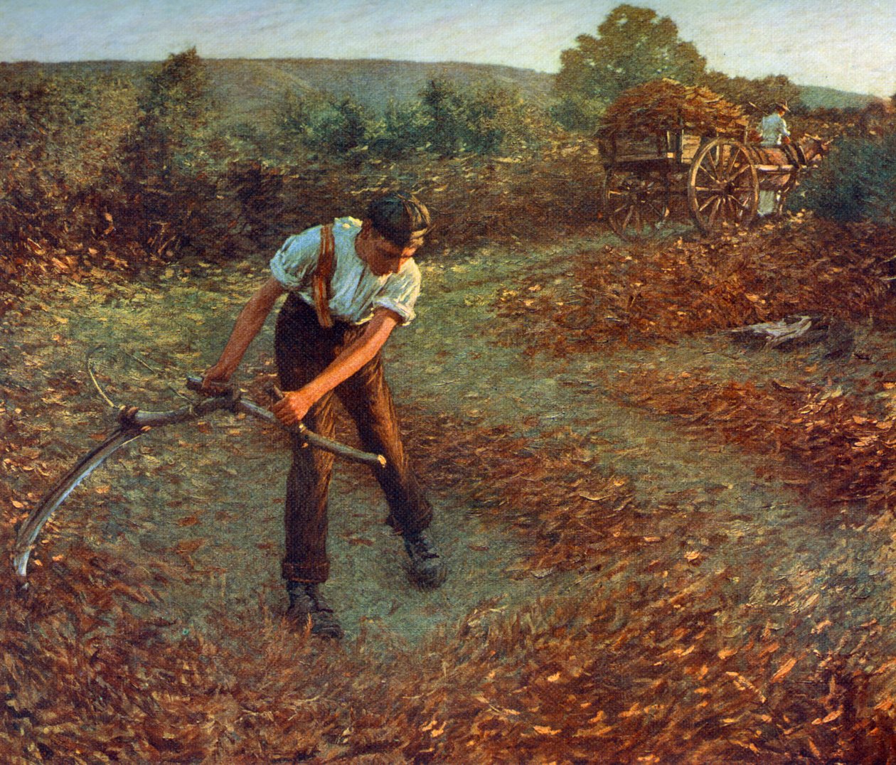 Fauchage de fougères, vers 1903, 1912 - Henry Herbert La Thangue