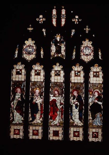 Christ et les quatre évangélistes - Henry Holiday