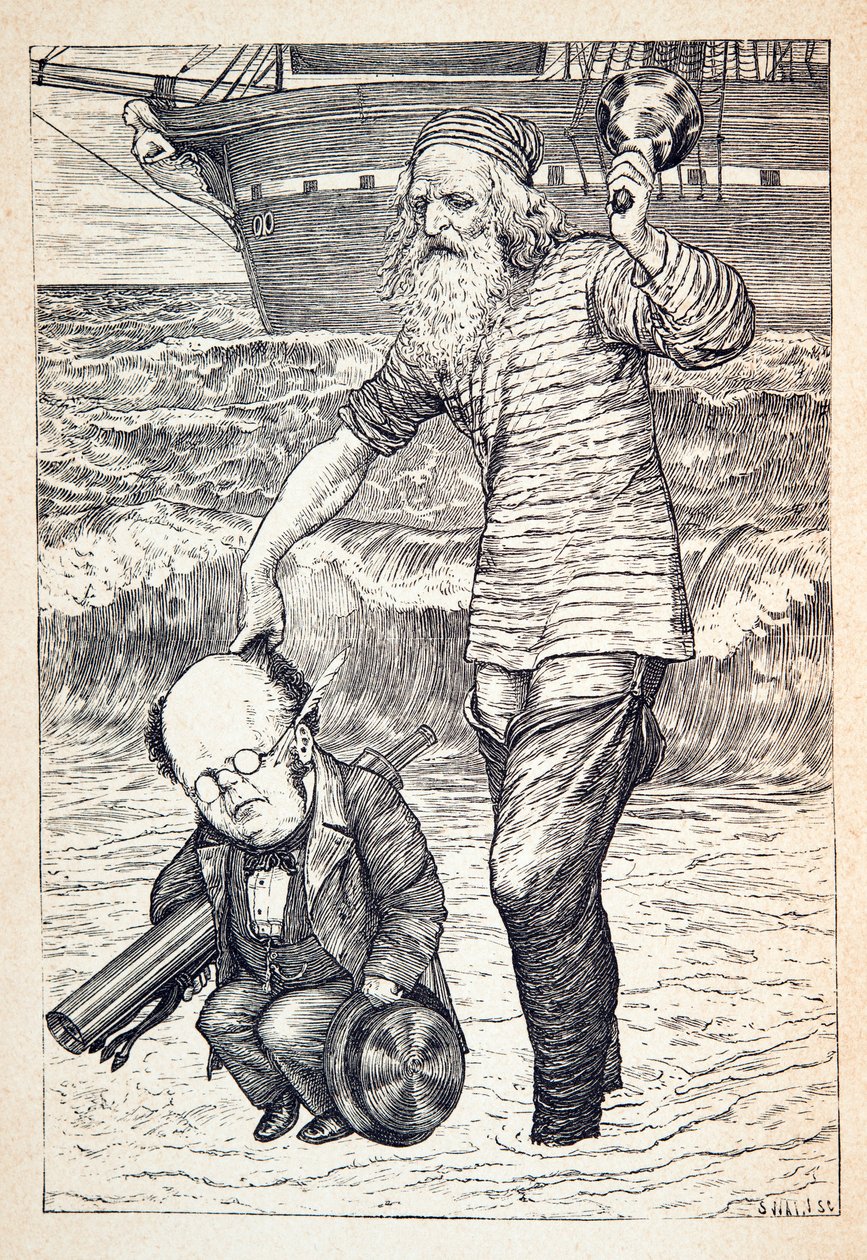 Soutenant chaque homme au sommet de la marée, pub. 1876 - Henry Holiday