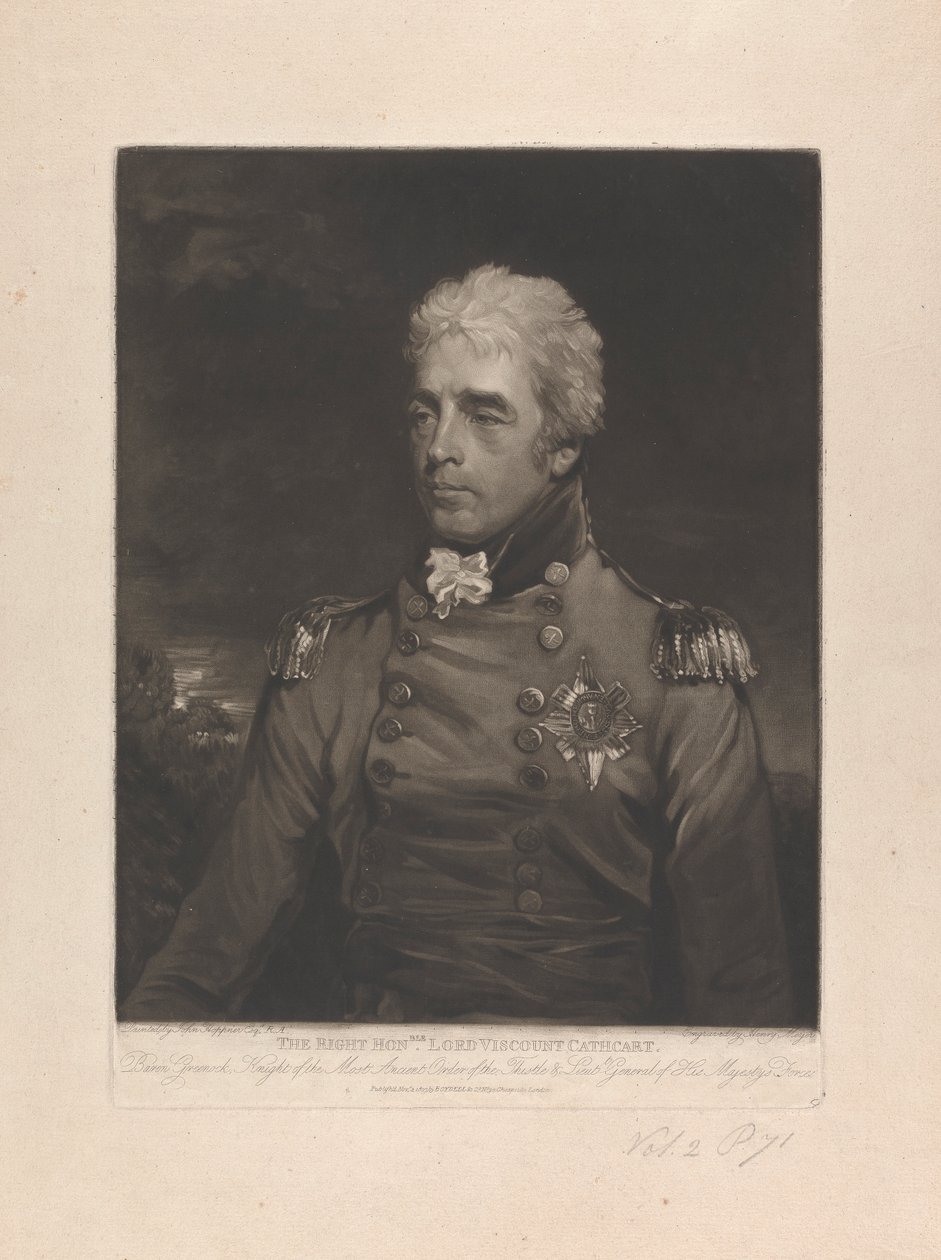 Très Honorable Lord Vicomte Cathcart - Henry Hoppner Meyer