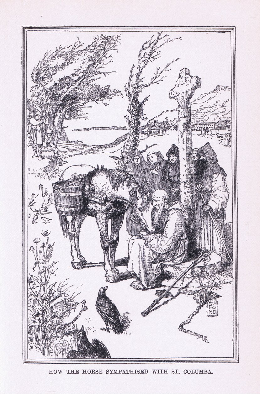 Comment le cheval a sympathisé avec Saint Columba - Henry Justice Ford