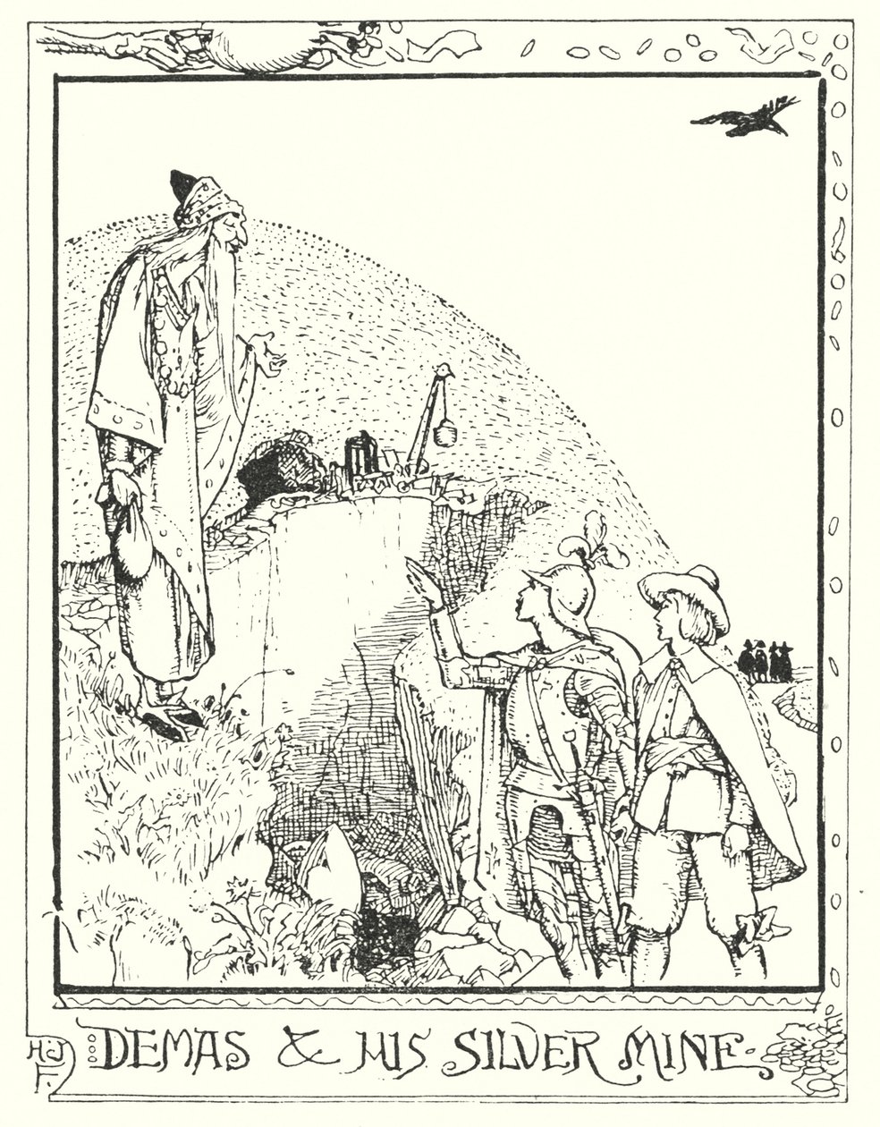Illustration pour The Pilgrim