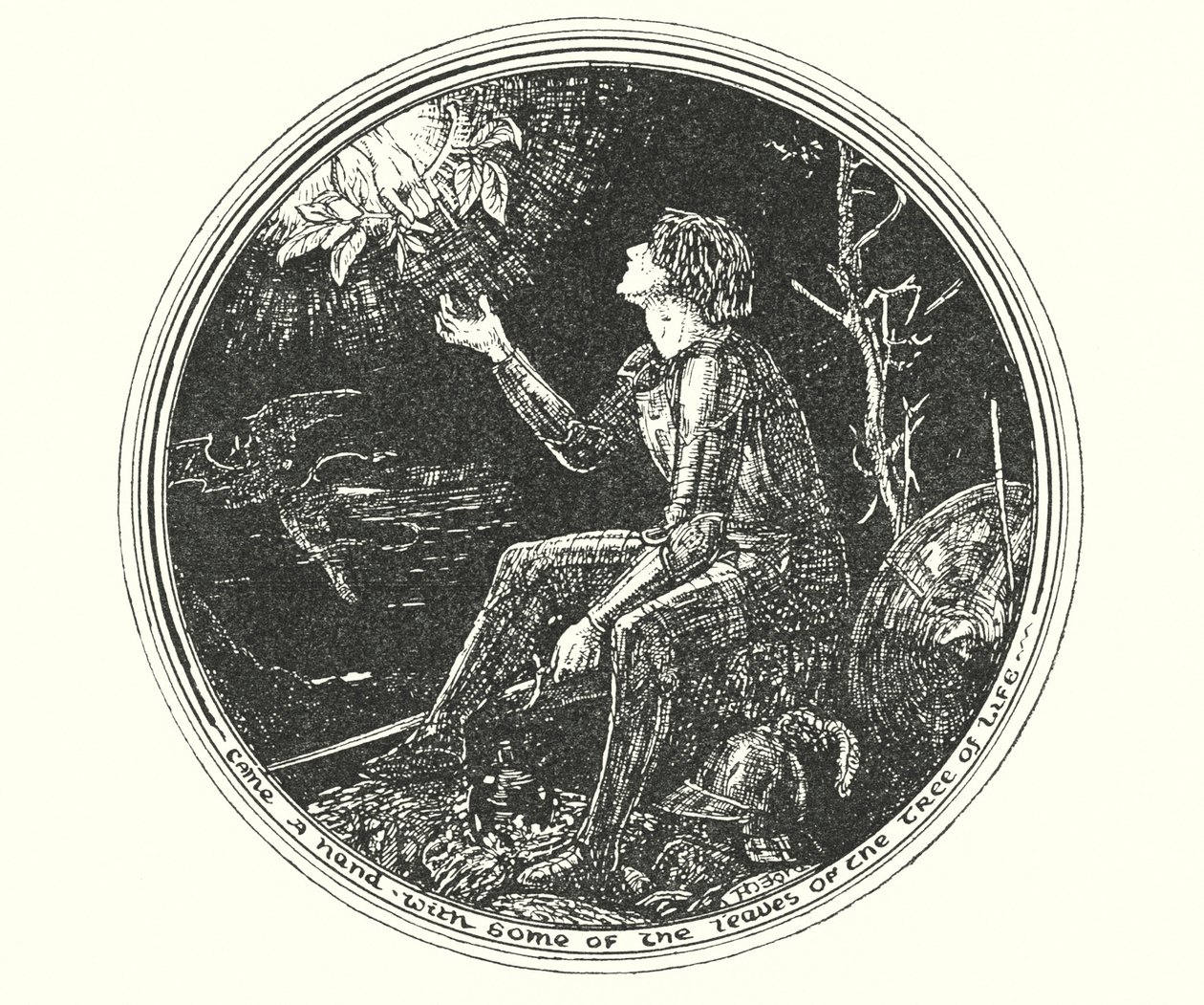 Illustration pour The Pilgrim