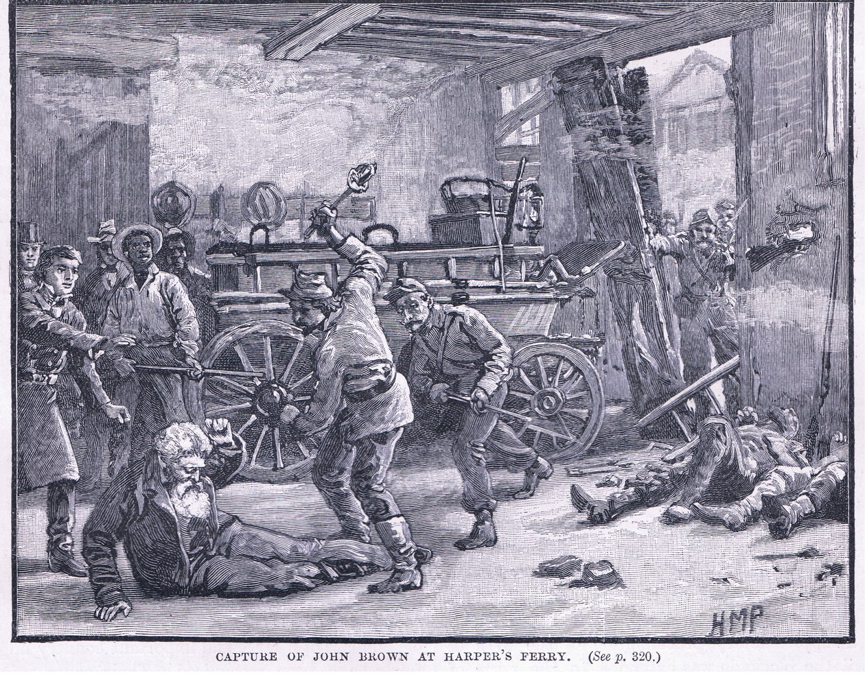 Capture de John Brown à Harper