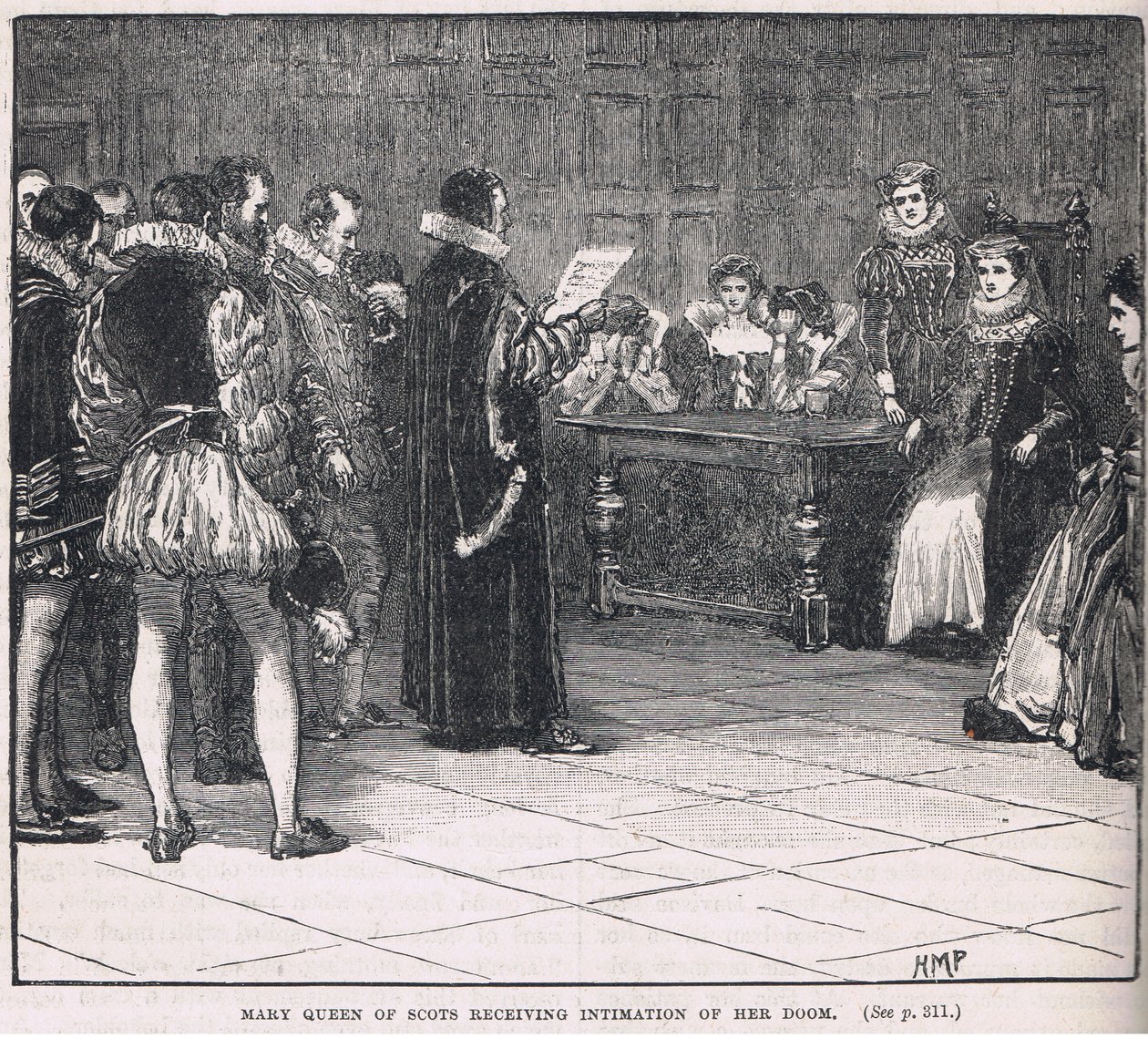 Marie Stuart recevant l