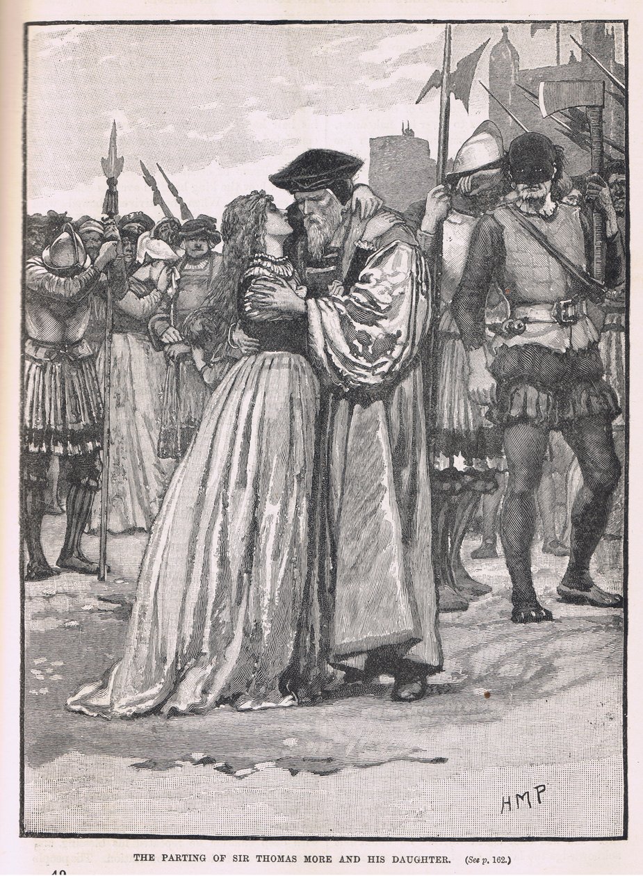 La séparation de Sir Thomas More et de sa fille 1534 - Henry Marriott Paget