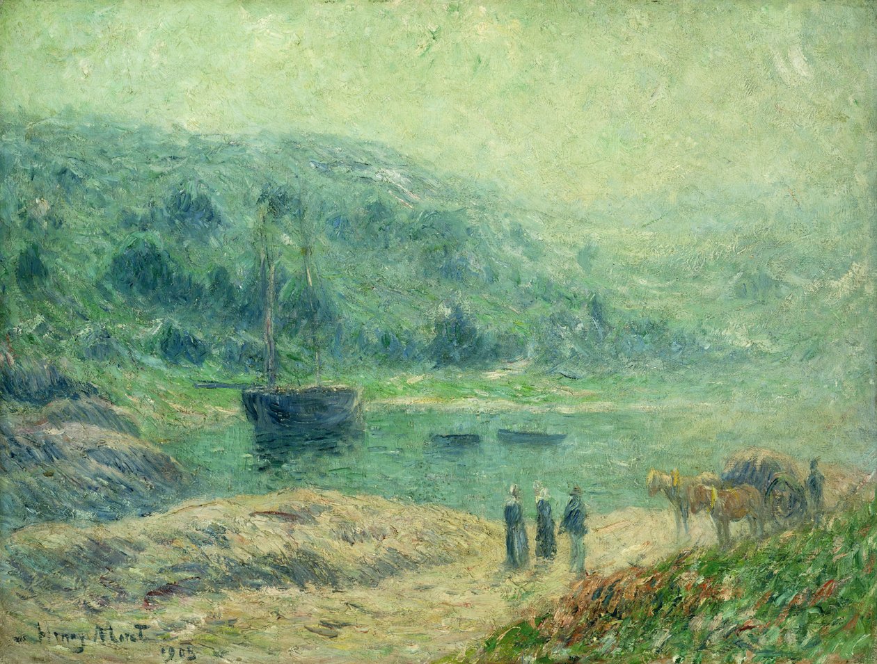 Une Crique en Bretagne, 1903 - Henry Moret