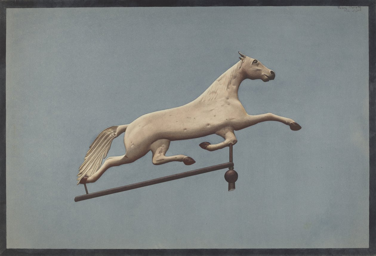 Girouette en forme de cheval - Henry Murphy