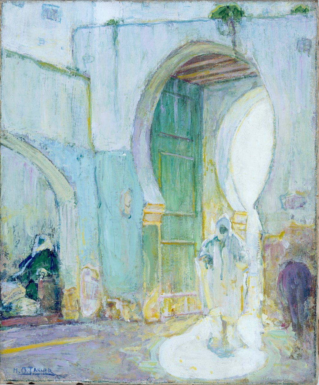 Porte, Tanger, vers 1912 (huile sur toile) - Henry Ossawa Tanner