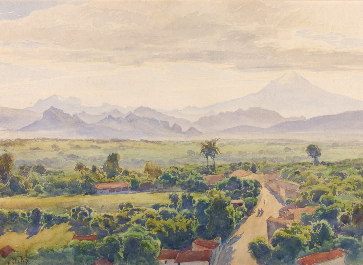 Vue de Cuernavaca, fin du 19e-début du 20e siècle - Henry Otto Wix