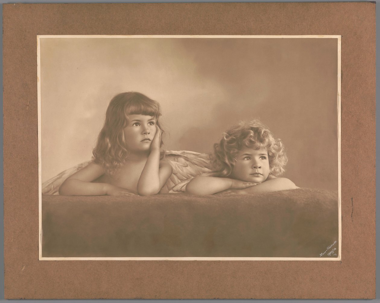 Portret van Agnes Renée en Irène Heloïse Pauw van Wieldrecht - Henry Pauw van Wieldrecht