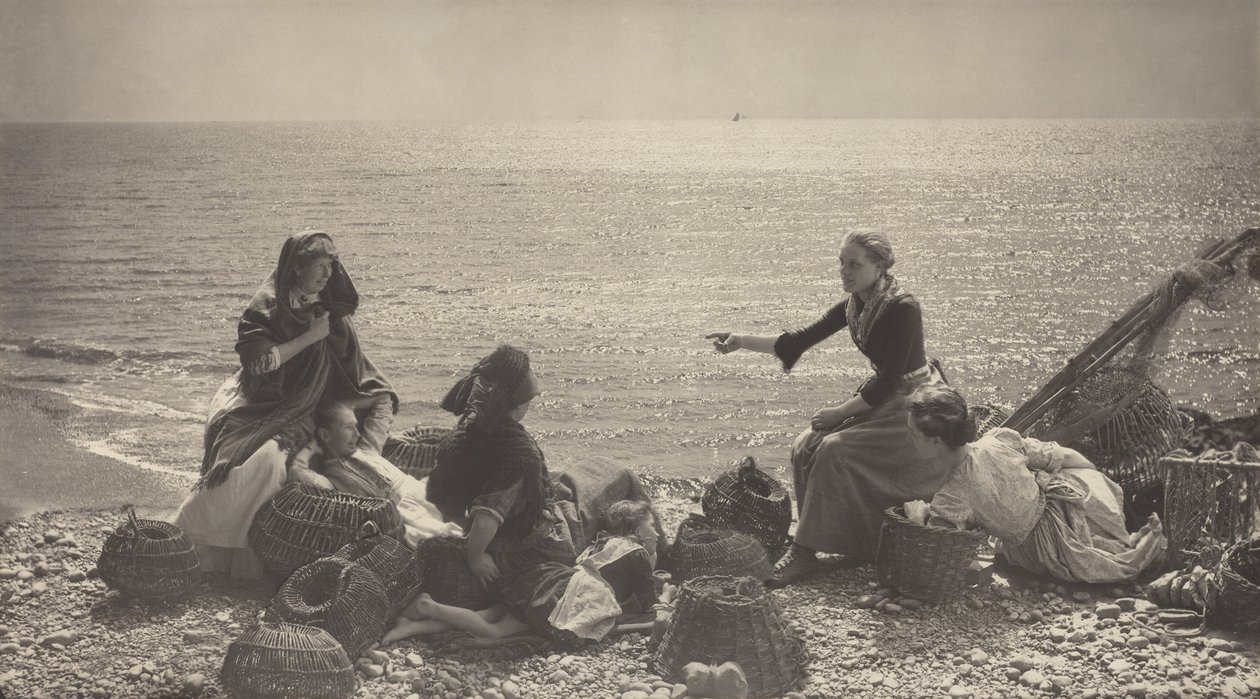 Commérages sur la plage - Henry Peach Robinson