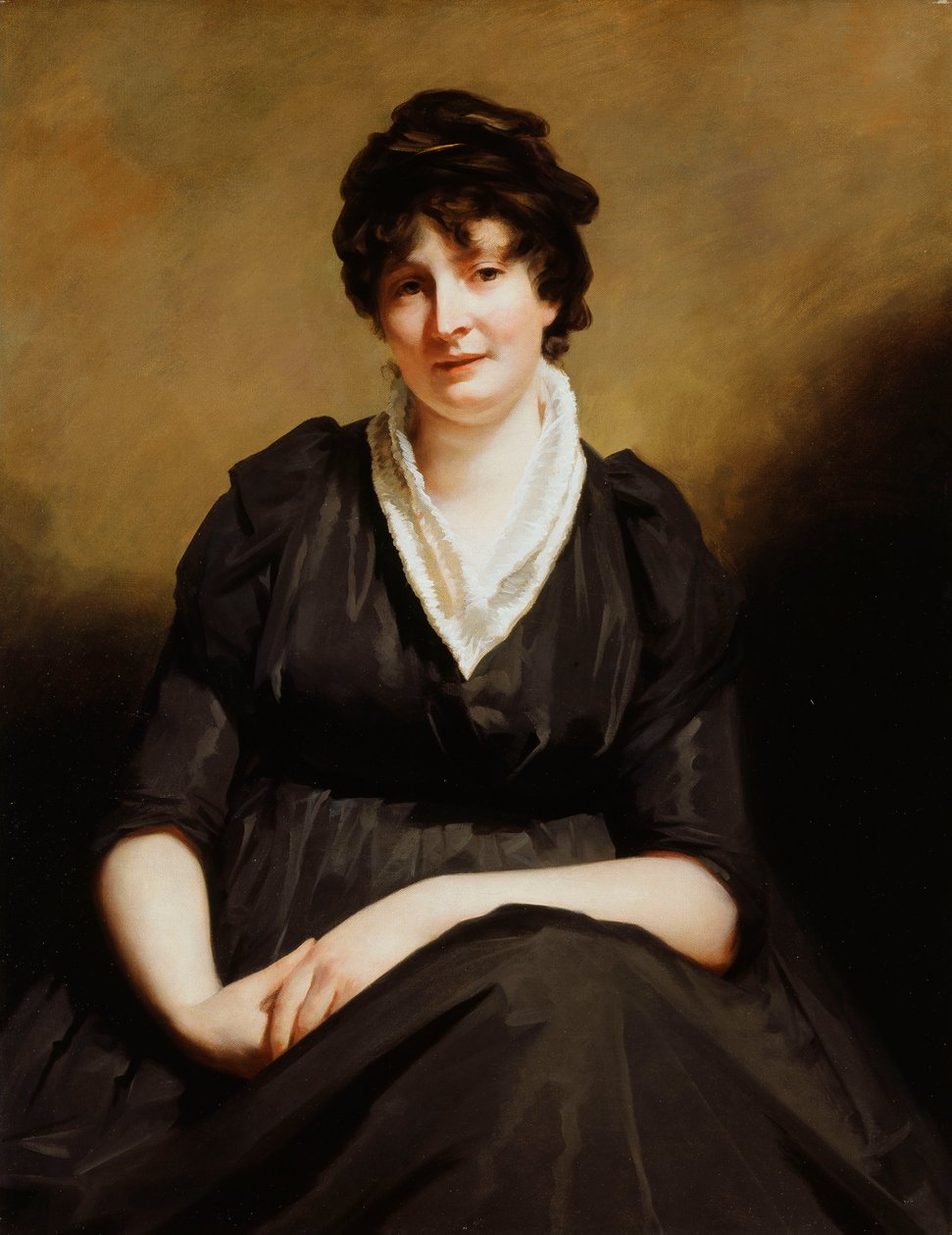 Dundas de Dundas assis, trois-quarts, portant une robe de charbon - Henry Raeburn