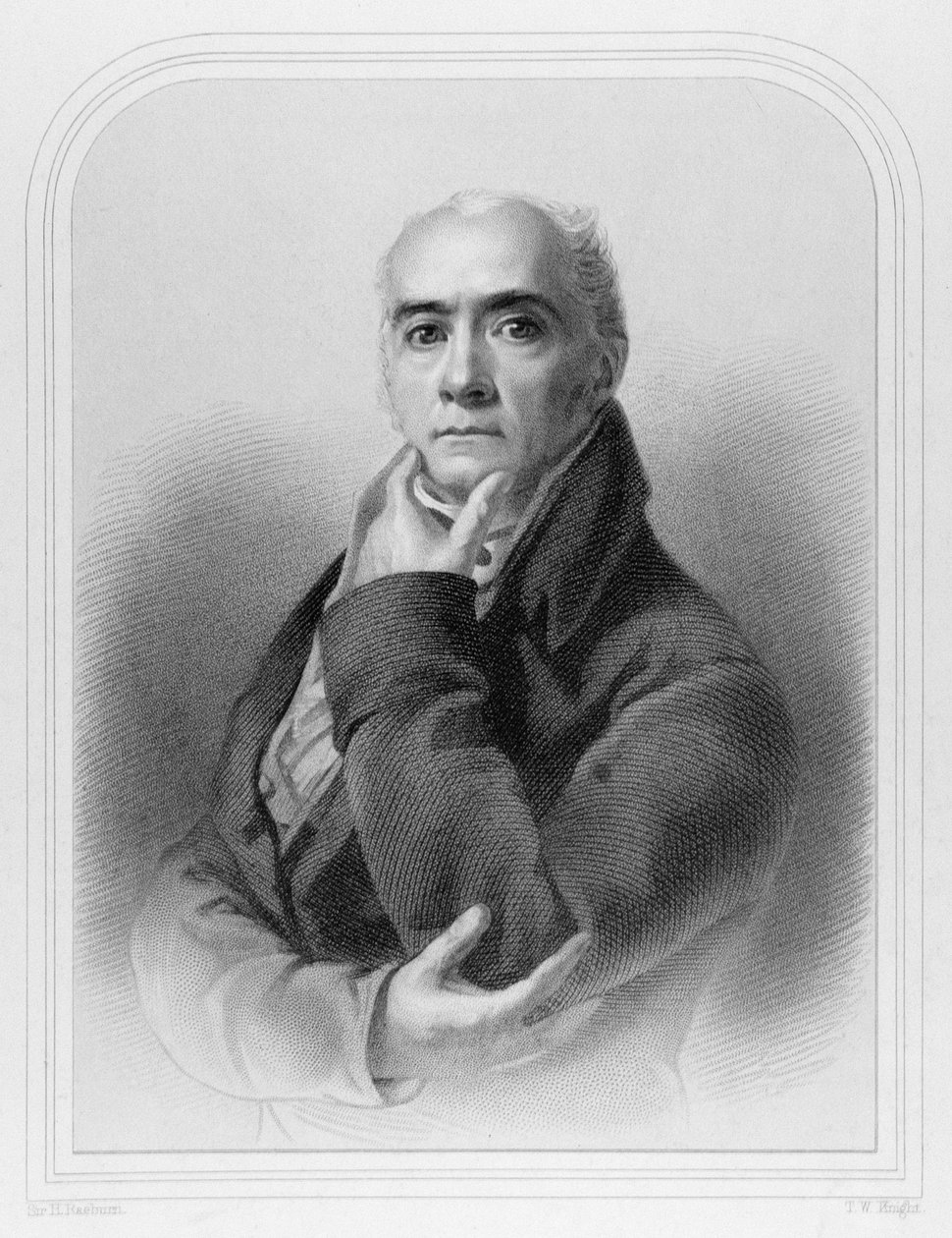 Portrait de Sir Henry Raeburn, gravé par T.W. Knight - Henry Raeburn