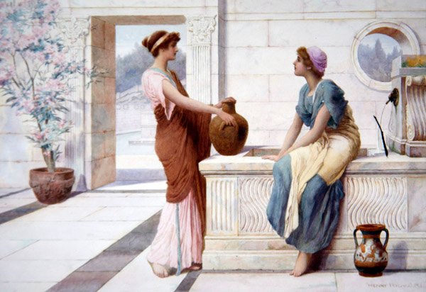 Commérages, c.1895 - Henry Ryland