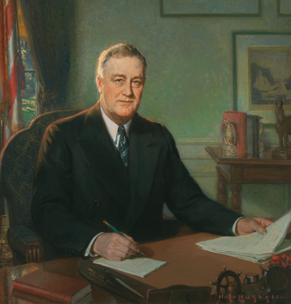 Franklin Delano Roosevelt (1882-1945) - Henry Salem Hubbell