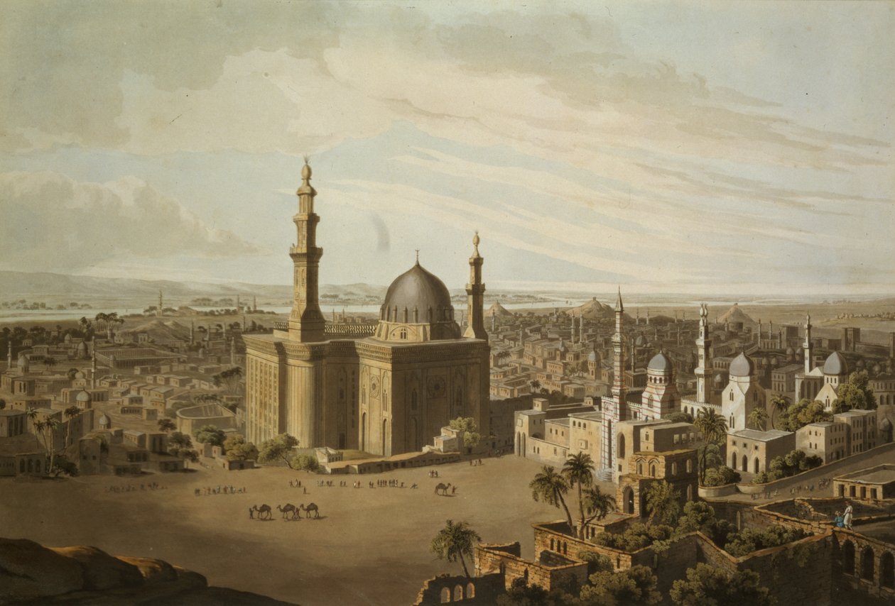 Vue du Grand Caire, gravée par Daniel Havell, 1809 - Henry Salt