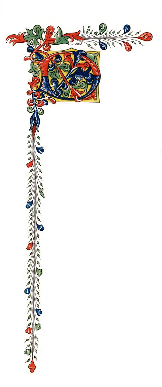 Lettre initiale D - Henry Shaw