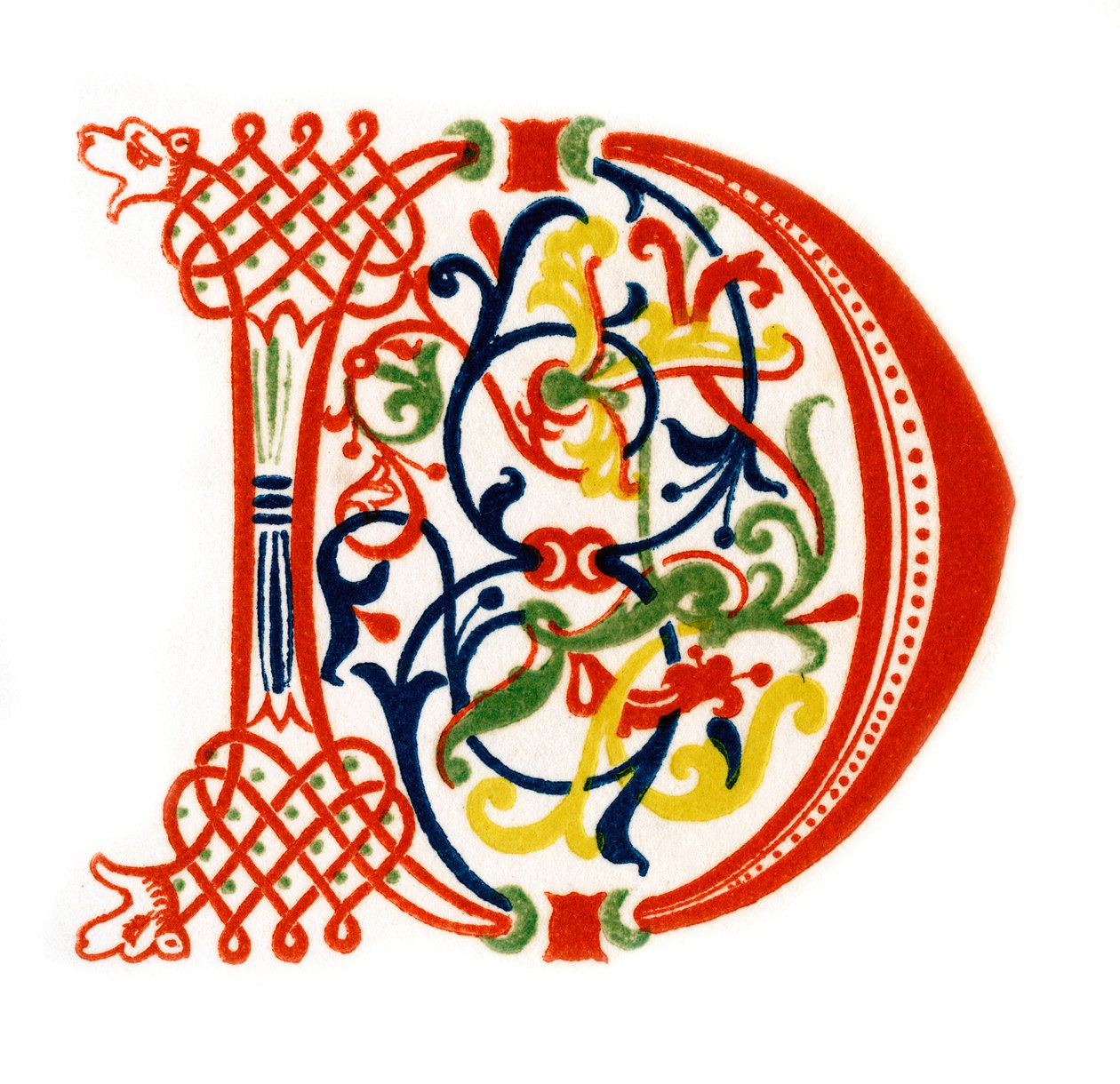 Lettre initiale D - Henry Shaw