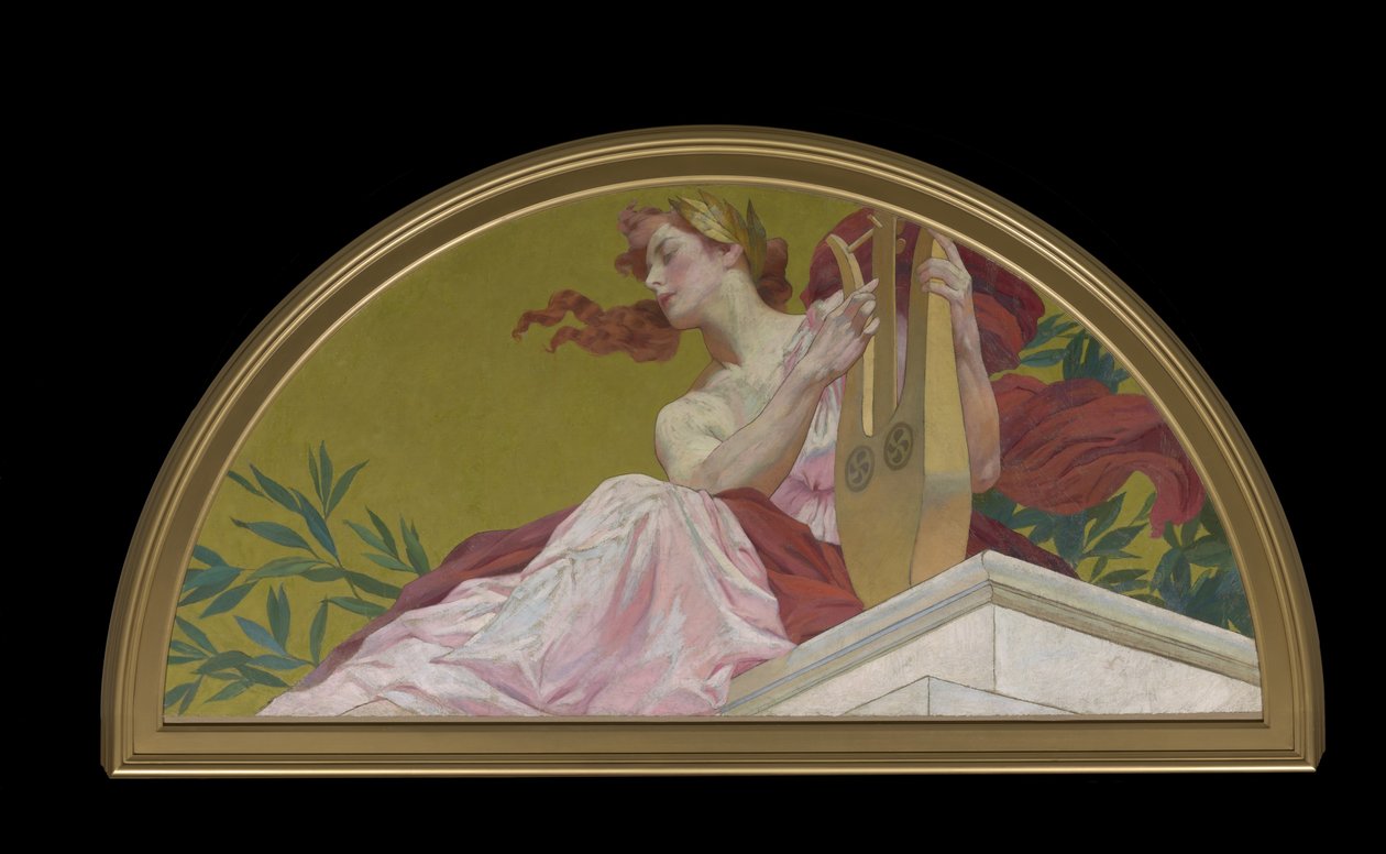 Muse de la Poésie Lyrique, 1893 - Henry Siddons Mowbray