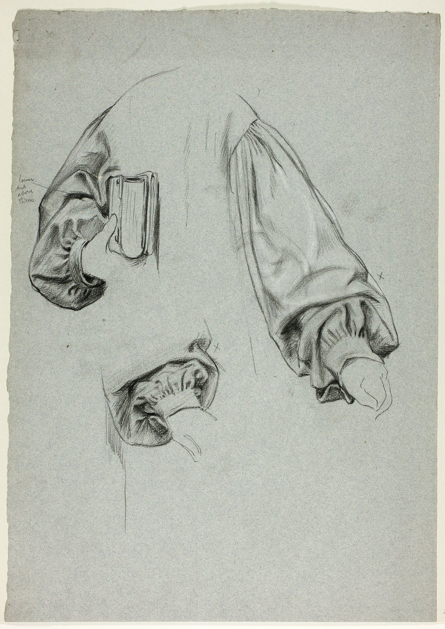 Trois esquisses de manches - Henry Stacy Marks