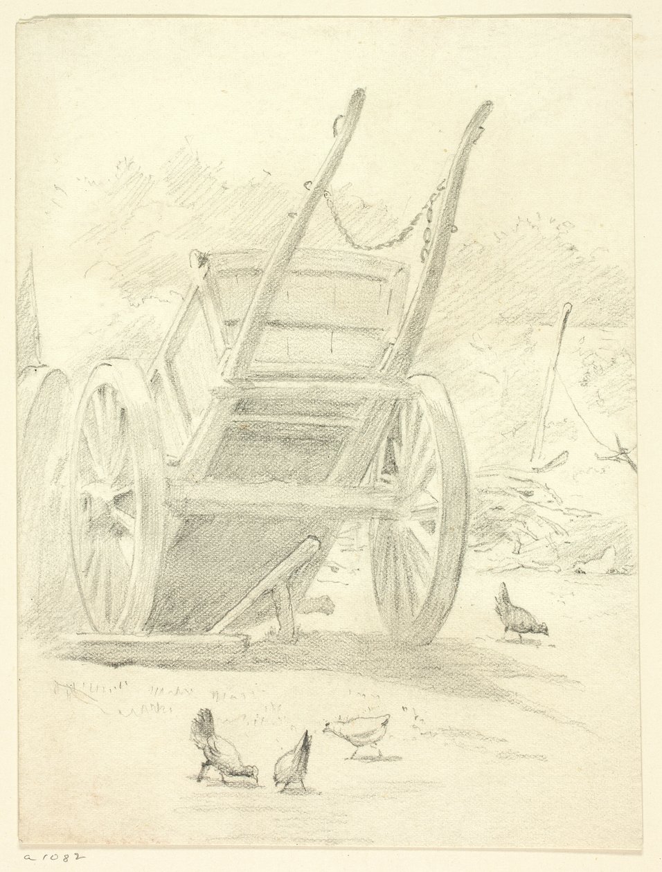 Wagon et volaille - Henry Stacy Marks
