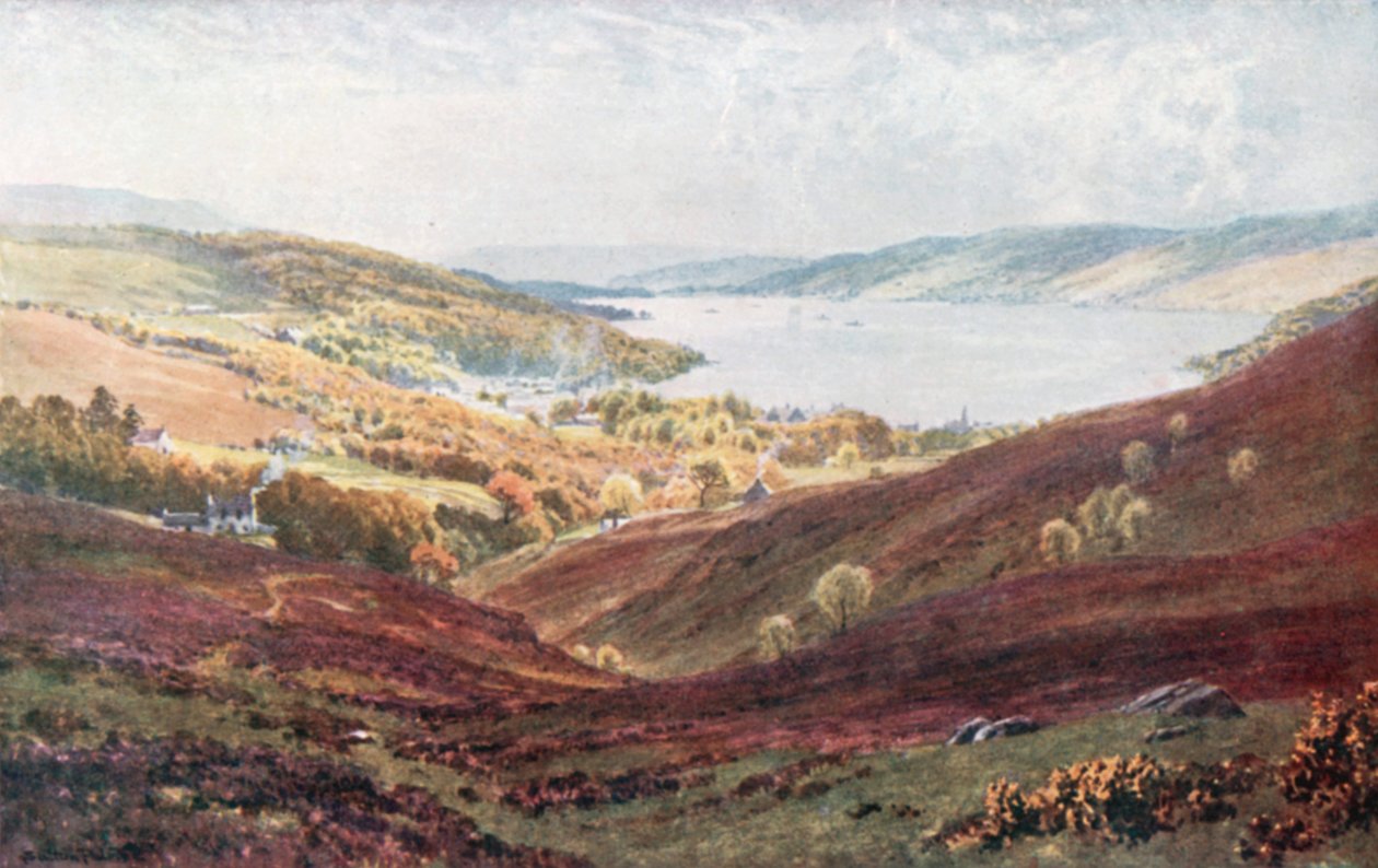 Garelochhead, Dumbarronshire (lithographie couleur) - Henry Sutton Palmer