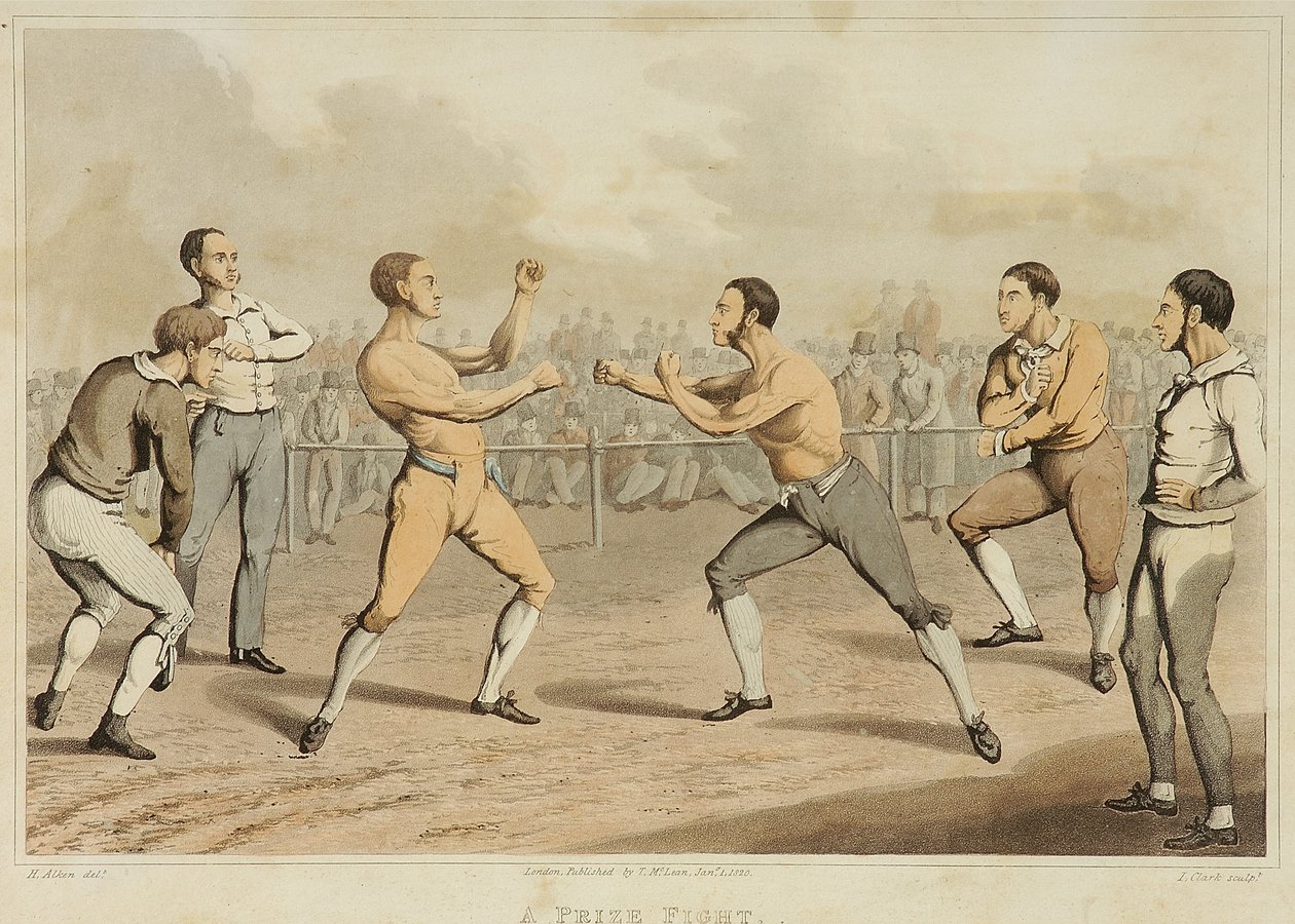 Un combat de prix, gravé par J. Clark, publié en 1820 - Henry Thomas (after) Alken